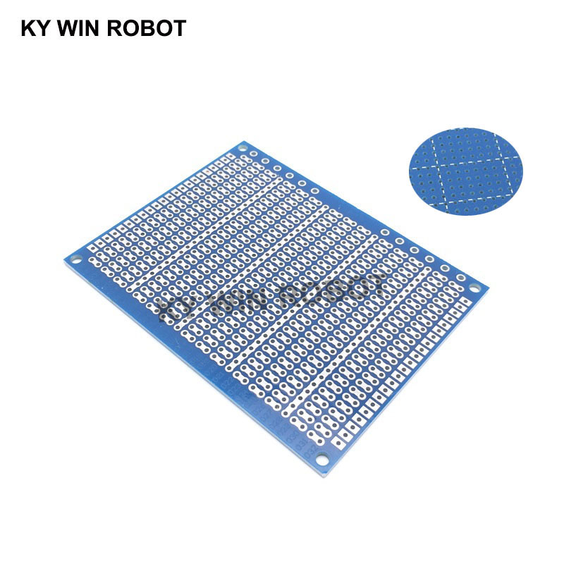Pcb Prototyping Board - 1 pièces bricolage 7*9CM bleu simple