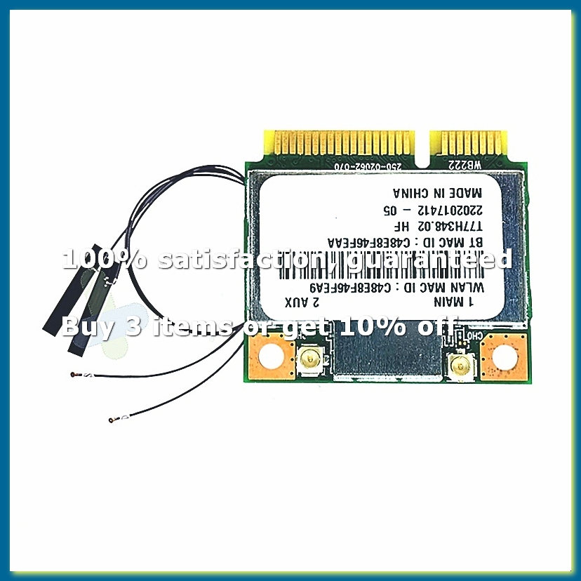 Antenna 2.4Ghz - Carte WiFi AR5B22 AR9462 + antennes