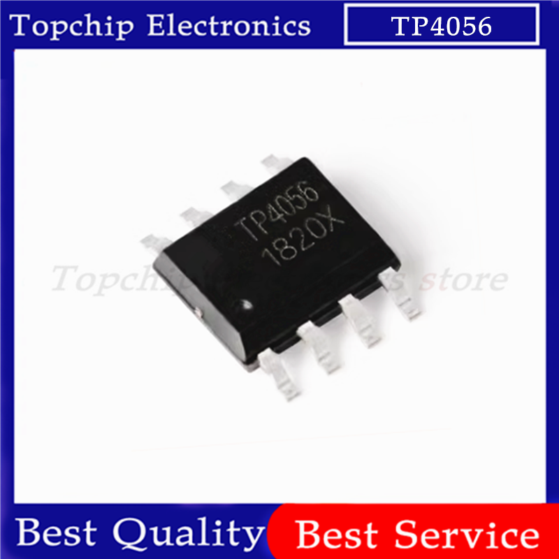 Tp4056 Module - 10-100 pièces TP4056 SOP8 4056E TC4056A