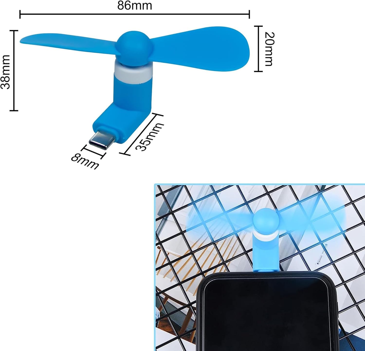 4/2/1 pièces Mini ventilateur  - Micro Usb Cable avis et prix