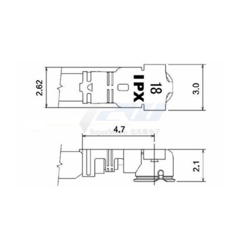 RF U.FL/IPX IPX1 UFL vers RP-S - Ipex Connector avis et prix