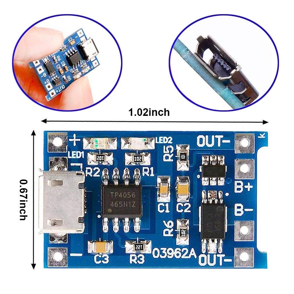 1-20 pièces type-c/Micro/Mini  - Tp4056 Module avis et prix