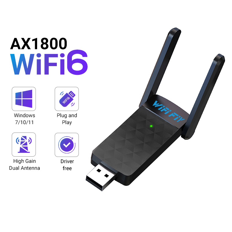 Adaptateur USB WiFi 6, 1800Mbp - Antenna 2.4Ghz avis et prix