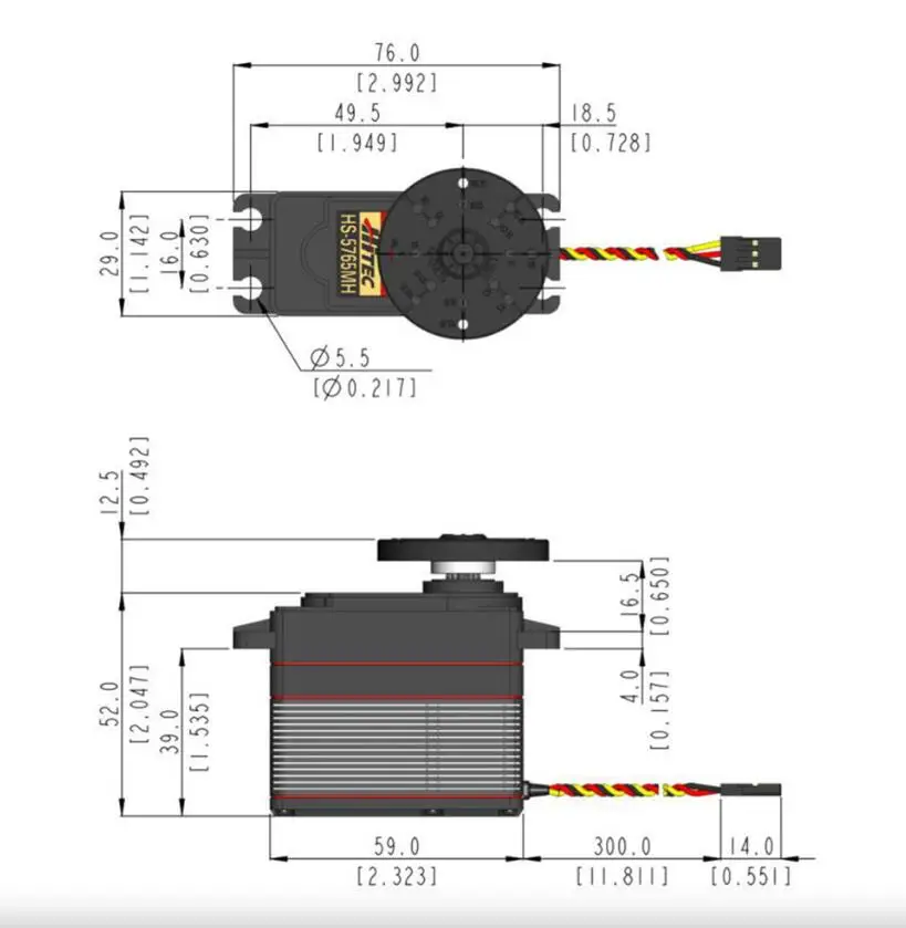 HS-5765MH Servomoteur numériqu - Antenna 2.4Ghz avis et prix