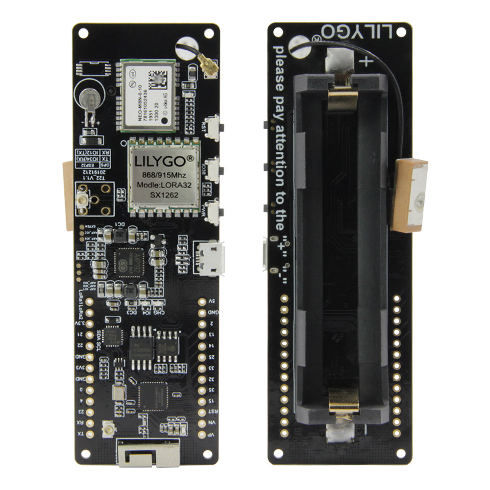 LILYGO T-BEAM V1.2 ESP32 LoRa  - Esp32 Battery Holder Lipo avis et prix