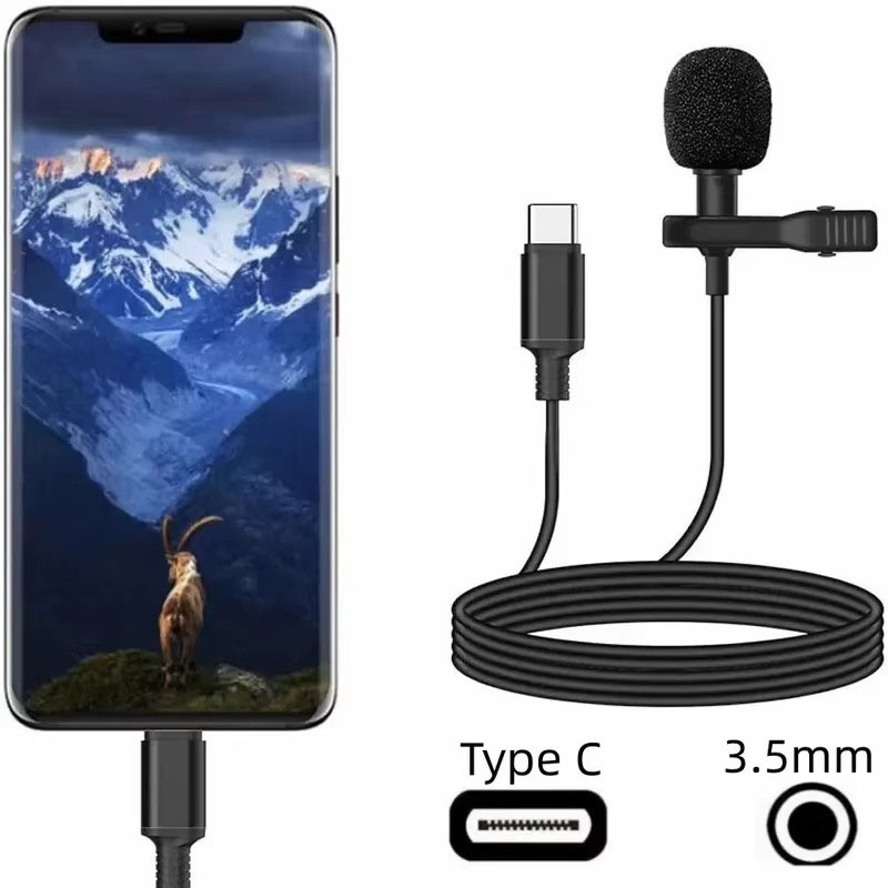 1-5 pièces Microphone Lavalier - Usb C Cable avis et prix