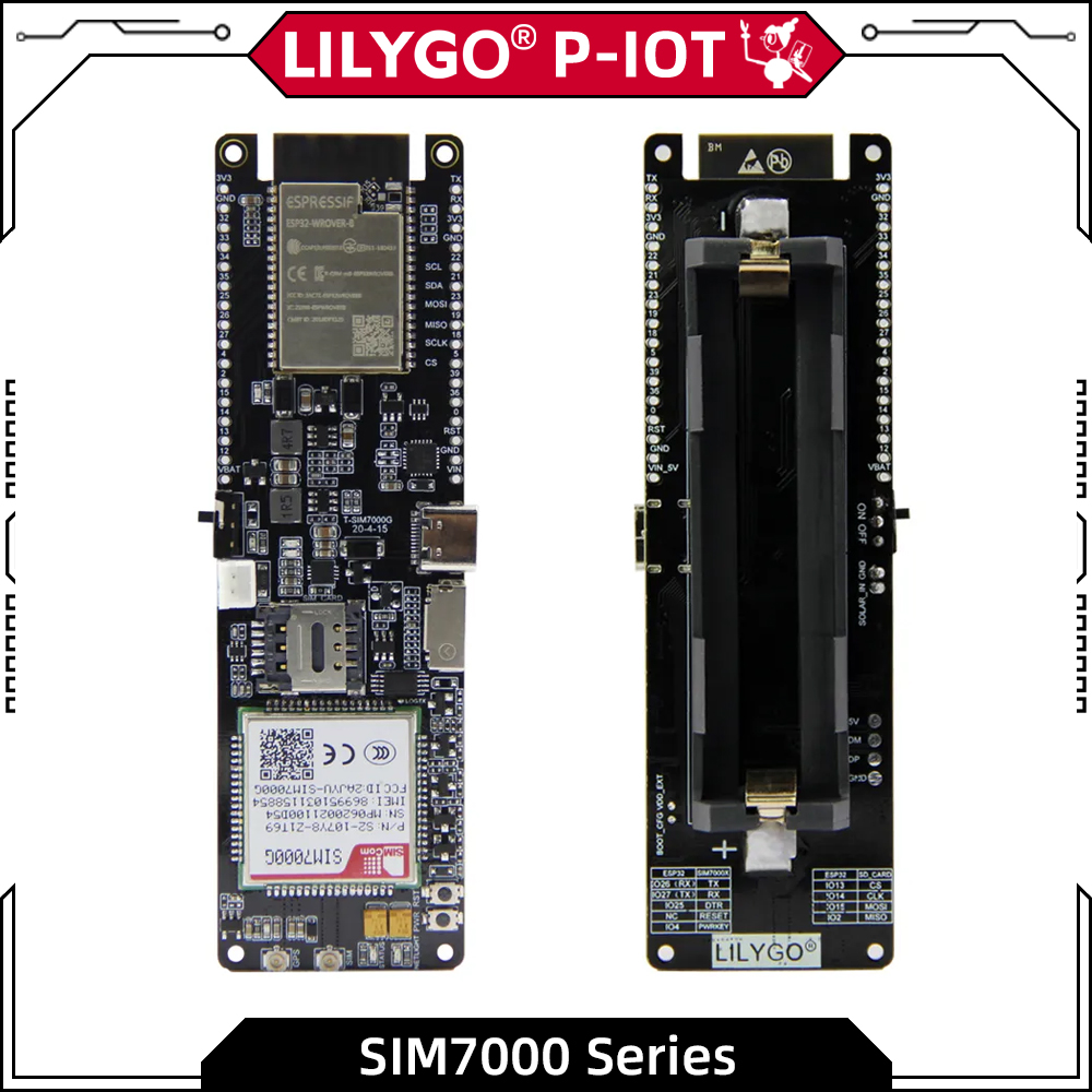 LILYGO® TTGO T-SIM7000G ESP32  - Esp32 Battery Holder Lipo avis et prix