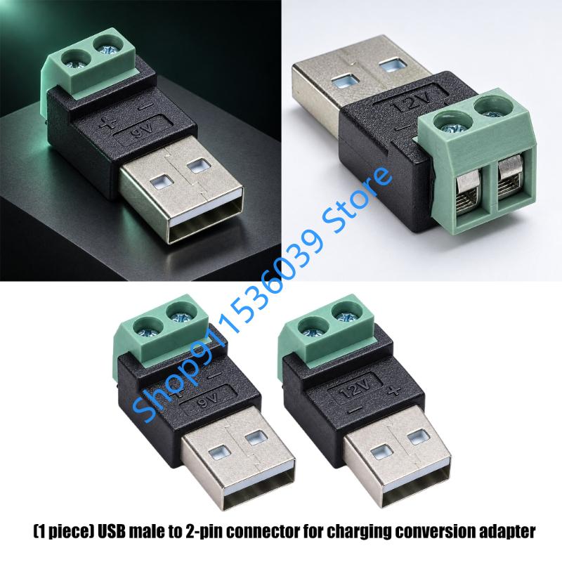 45BB 9V 12V USB 2.0 Type A mâl - Screw Terminal Block avis et prix