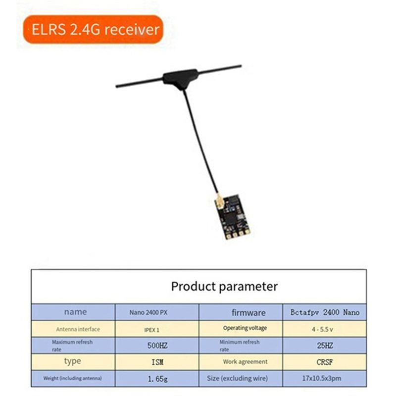 Récepteur ELRS 2.4Ghz CYGJ-10P - Antenna 2.4Ghz avis et prix